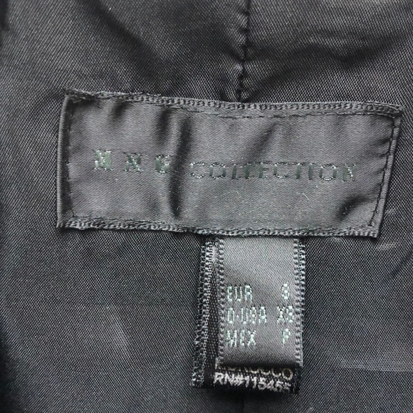 Mango Black and White Houndstooth Coat - Picture 6 of 8